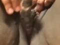 Solo shaven fat pussy