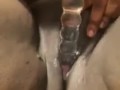 Solo shaven fat pussy