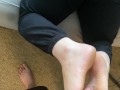 Milf Gives Husband a Footjob With Cumshot Between Toes!