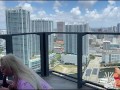 Big Booty PAWG Mz Dani Fucks Lil D on Outside Balcony