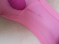 Teen squirting in panties with multiple orgasms while massaging pussy and sensitive clit! 