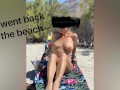 Hotwife fucked by a STRANGER at the beach and makes CUCKOLD husband film 