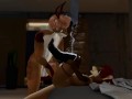 Otter Pair Fucking in Every Corner of the House - Second Life Yiff