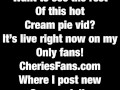 Rob Piper gives Cherie DeVille a Cream pie! camera footage TRAILER 