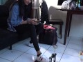 Drum Pedal Pump with Sneakers TikTok