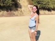 Showing my goodies while i smoke to earn a ride home 