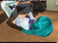 3D HENTAI Schoolgirl gets fucked in the ass for the first time