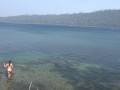 Candid Beach Voyeur (Clear Water Bikini Babe)