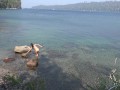 Candid Beach Voyeur (Clear Water Bikini Babe)