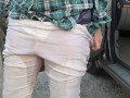 AliceWetting - I cant stop wetting my jeans in the car again! Oops ;)