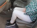 AliceWetting - I cant stop wetting my jeans in the car again! Oops ;)