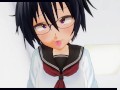 3D HENTAI POV schoolgirl rides your cock and does AHEGAO