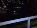 Almost Got Caught Sucking Big Black Dick on Balcony By Hotel Security
