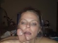 Avatar blowjob and facial with a pretzel