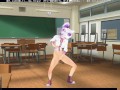 3D HENTAI Schoolgirl in pink turned me on with dirty talk and allowed me to cum in pussy