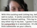Sucking and Licking Vibrator Sex Toy Review