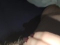 Girlfriend is scratching my dick with her hot long nails