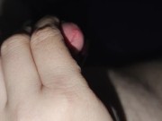 Girlfriend is scratching my dick with her hot long nails