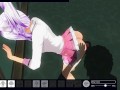 3D HENTAI fucked schoolgirl with a vibrator in the pool