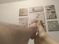 very hairy pussy and legs, fingering, foofetish, close-up big pussy lips from GinnaGg