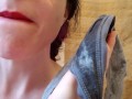Creamy Squirt In My Grey Cotton Panties For YOU