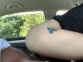 Good Pussy In The Car. We got Caught!