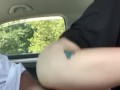 Good Pussy In The Car. We got Caught!