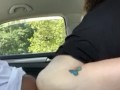 Good Pussy In The Car. We got Caught!