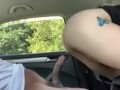 Good Pussy In The Car. We got Caught!