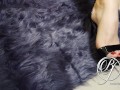 Foot fetish OVERLOAD, red toes, killer stilettos, cum on my feet now