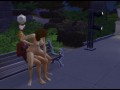 Porn at the disco on the bench. Threesome gangbang | Porno Game 3d, cartoon porn games