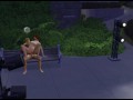 Porn at the disco on the bench. Threesome gangbang | Porno Game 3d, cartoon porn games