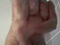 Shower time finger fuck