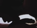 Epic no hands deepthroat blowjob