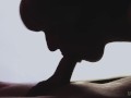 Epic no hands deepthroat blowjob