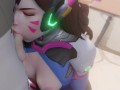 Dva from Overwatch Blowjob, Fuck the Payload!