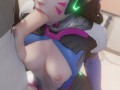 Dva from Overwatch Blowjob, Fuck the Payload!