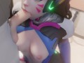 Dva from Overwatch Blowjob, Fuck the Payload!