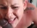 Thick PAWG sucking & throating BBC!