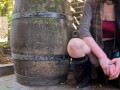 Risky public masturbation in Amsterdam Centrum