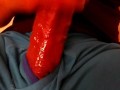 Hot guy moaning and groaning while jerking off with dirty talk