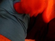 Sexy guy moaning and jerking off with dirty talk