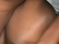 Wet Ass Pussy getting hit from the side by thick black dick