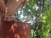 Teens Pee Outdoor