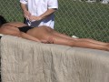 Sunbathing Deep Massage