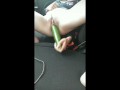 Fucking herself with giant zucchini. Multiple squirting orgasms! Risky masturbation. Compilation