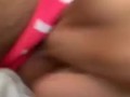 Petite Asian girl fingers herself
