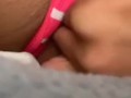 Petite Asian girl fingers herself