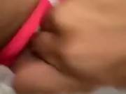 Petite Asian girl fingers herself