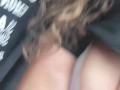 Naughty big breast sucks BBC on ride home 